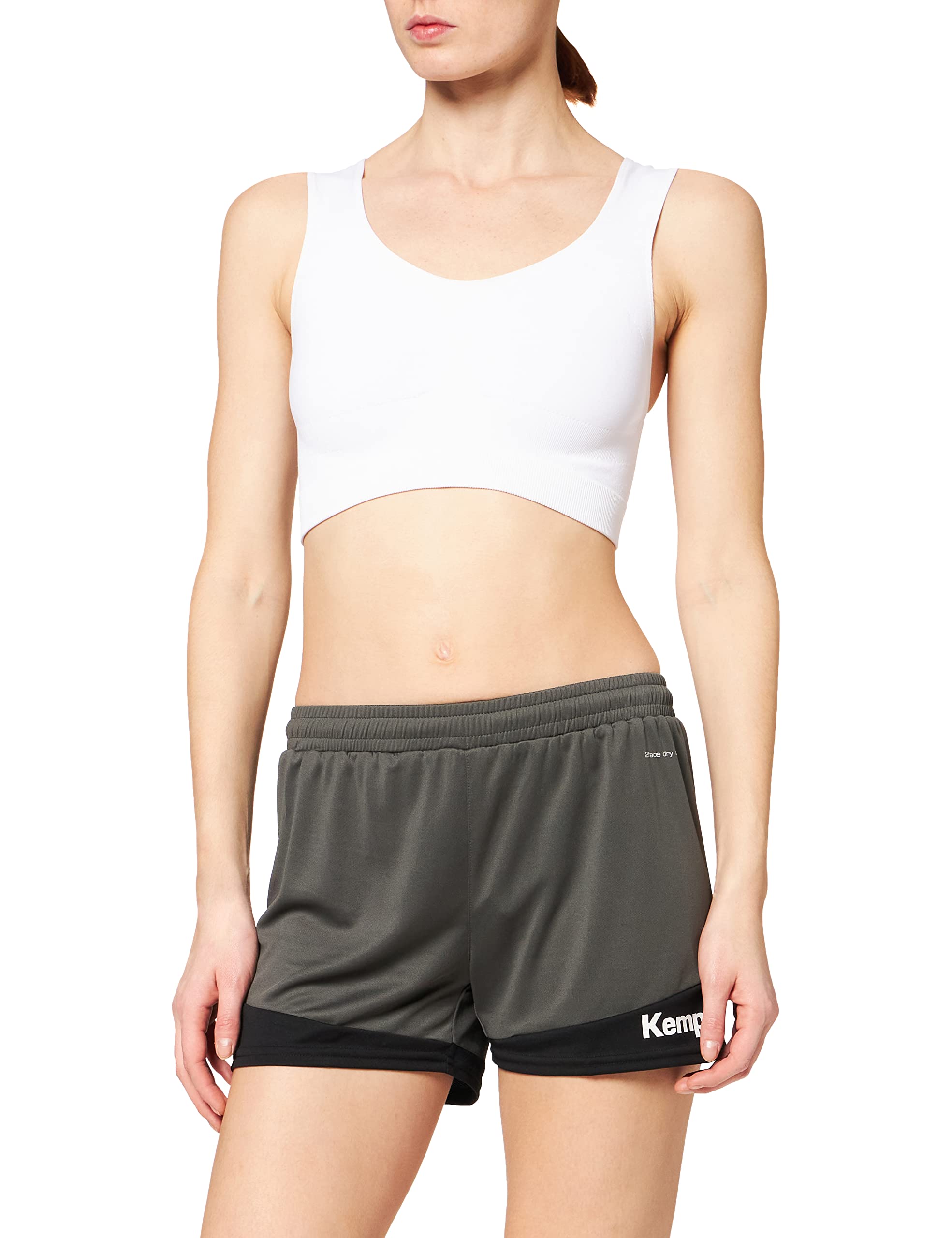 Kempa Emotion 2.0 Women's Shorts, Womens, Women's Shorts, 200316611, Anthracite/Black, XXL