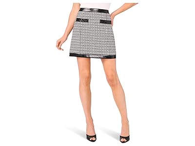 CeCe Tweed Front Pocket Mini Skirt Women