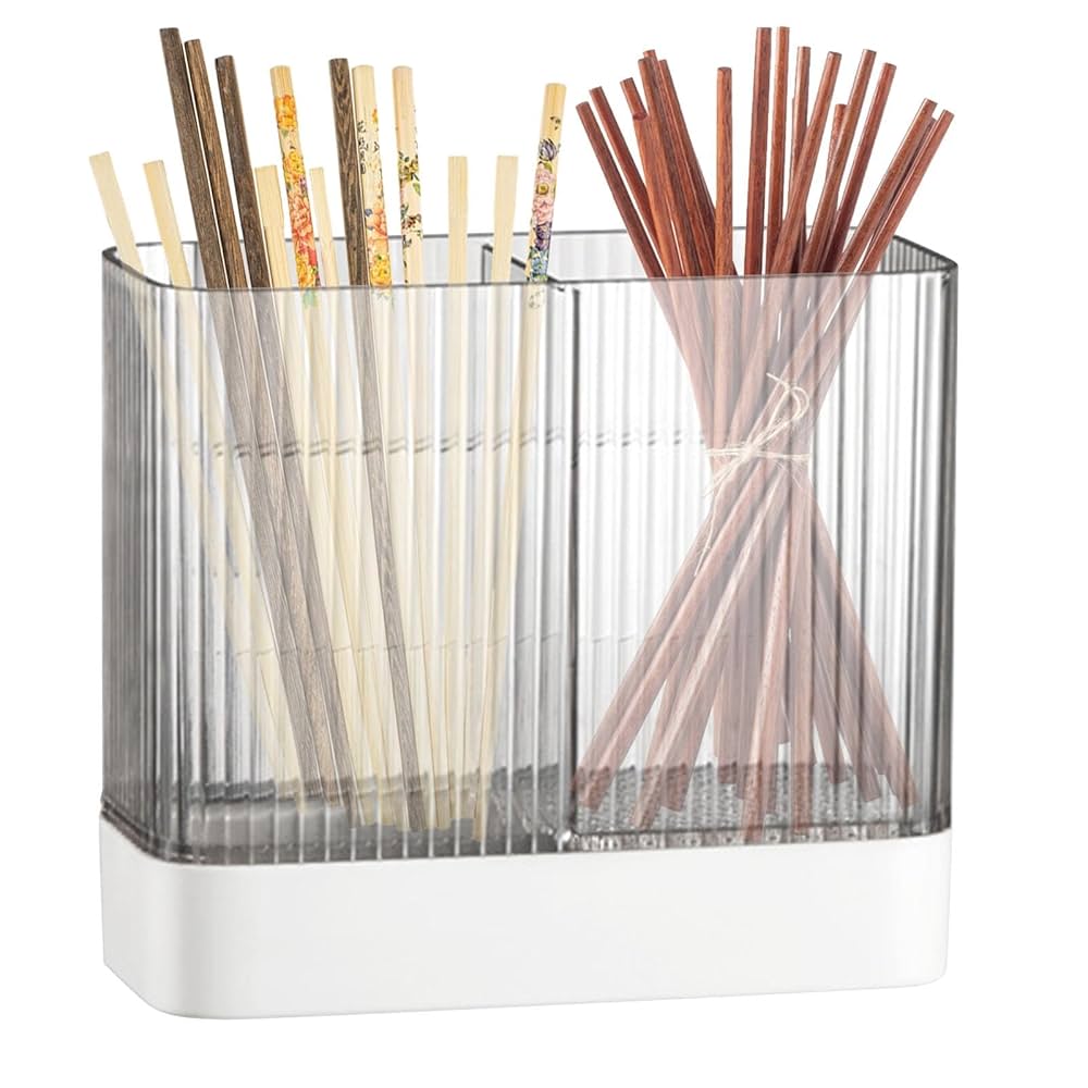 Amazon.co.jp: 壁掛け箸立て、壁掛けカトラリーラック, キッチン