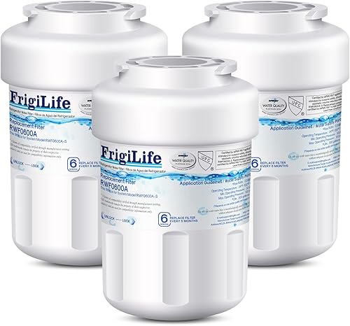 FRIGILIFE Filtro de agua MWF de repuesto para refrigeradores GE MWFP, MWFA, MWFAP, MWFINT, GWF, GWFA, HWF, HWFA, HDX FMG-1, Smartwater, WFC1201,