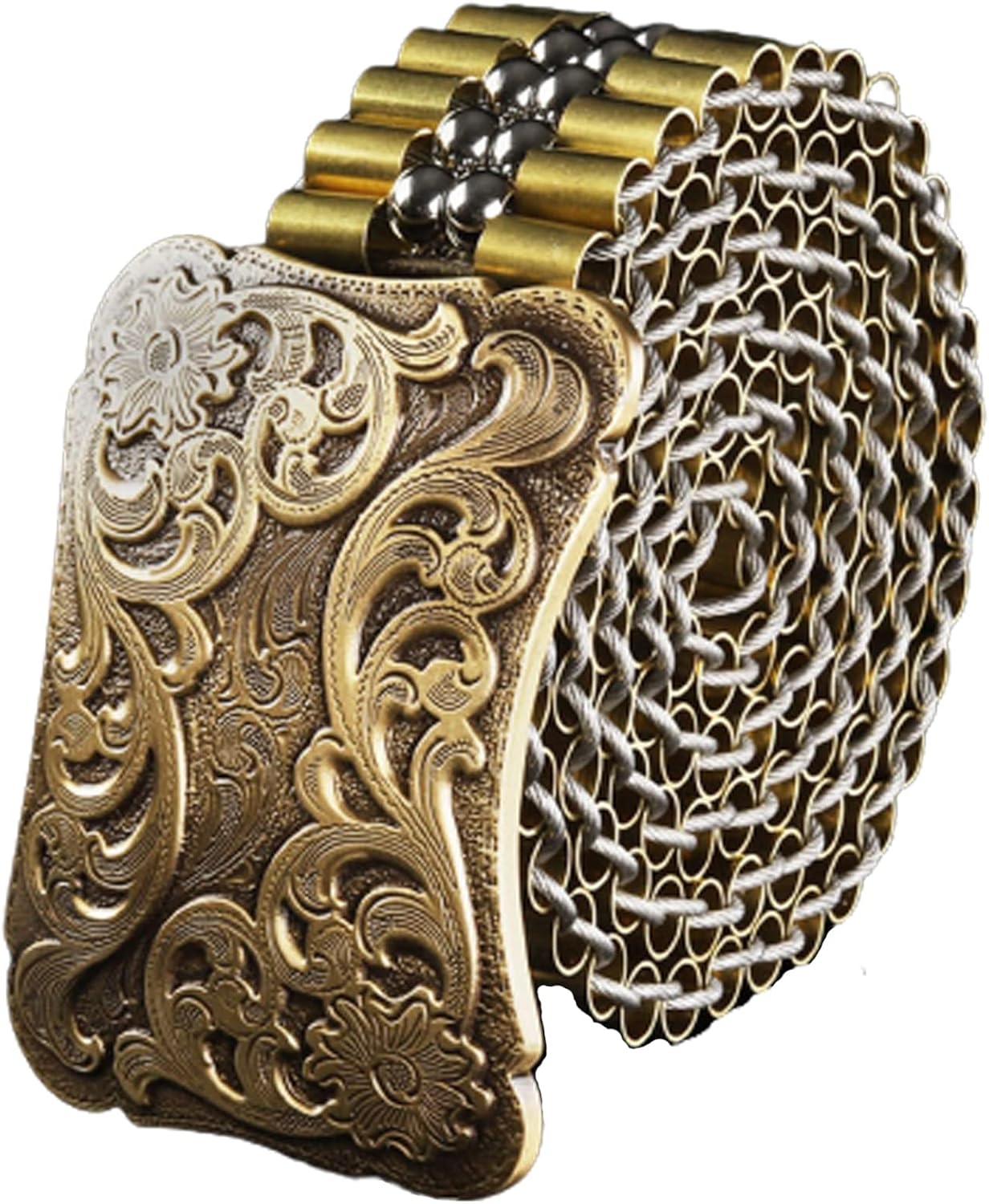 Men's Metal Belt - Luxury Gold Dragon Eagle Animal Buckle, Copper Material