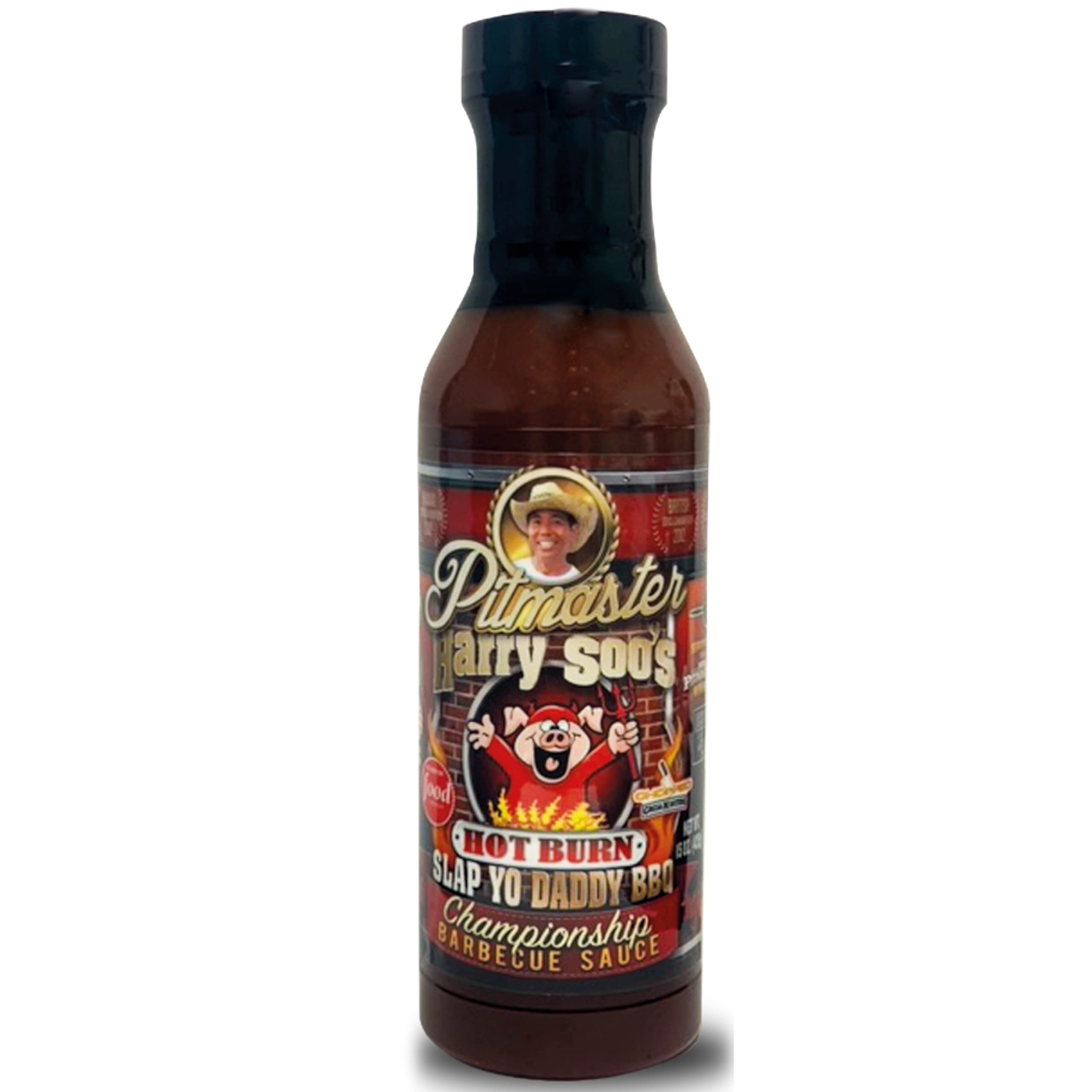 Slap Yo Daddy BBQ Sauce Spicy Hot Barbecue Sauce from Pitmaster Harry
