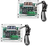 Vista 7 de W1209 DC 12V Tablero de controlador de temperatura digital azul pantalla digital termostato -58.0-230.0 °F Interruptor electrónico de control