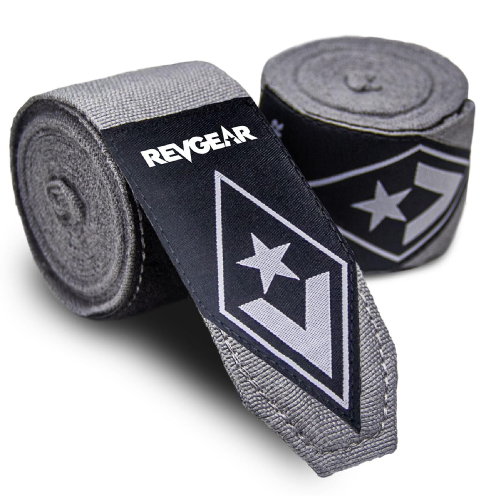 Revgear 180-Inch Elastic Hand Wraps, Granite Grey
