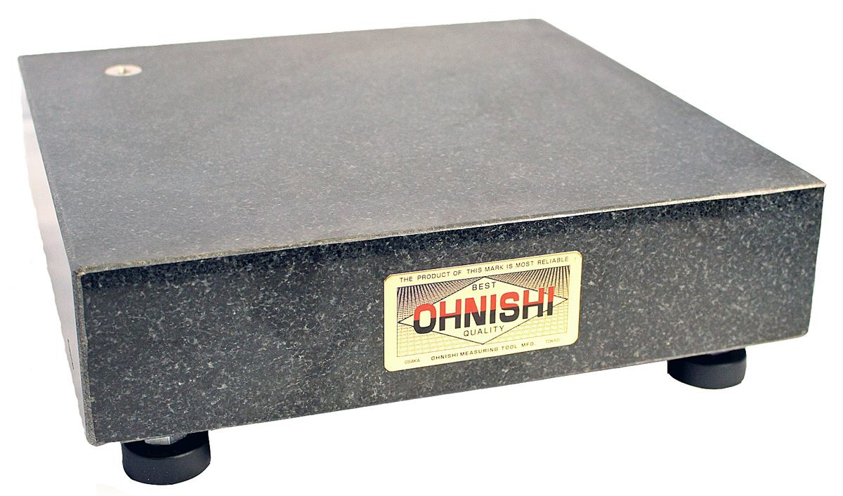 Amazon | OSS アジャスター付石定盤 300×300mm 102H-3030 | 水平器・レベル