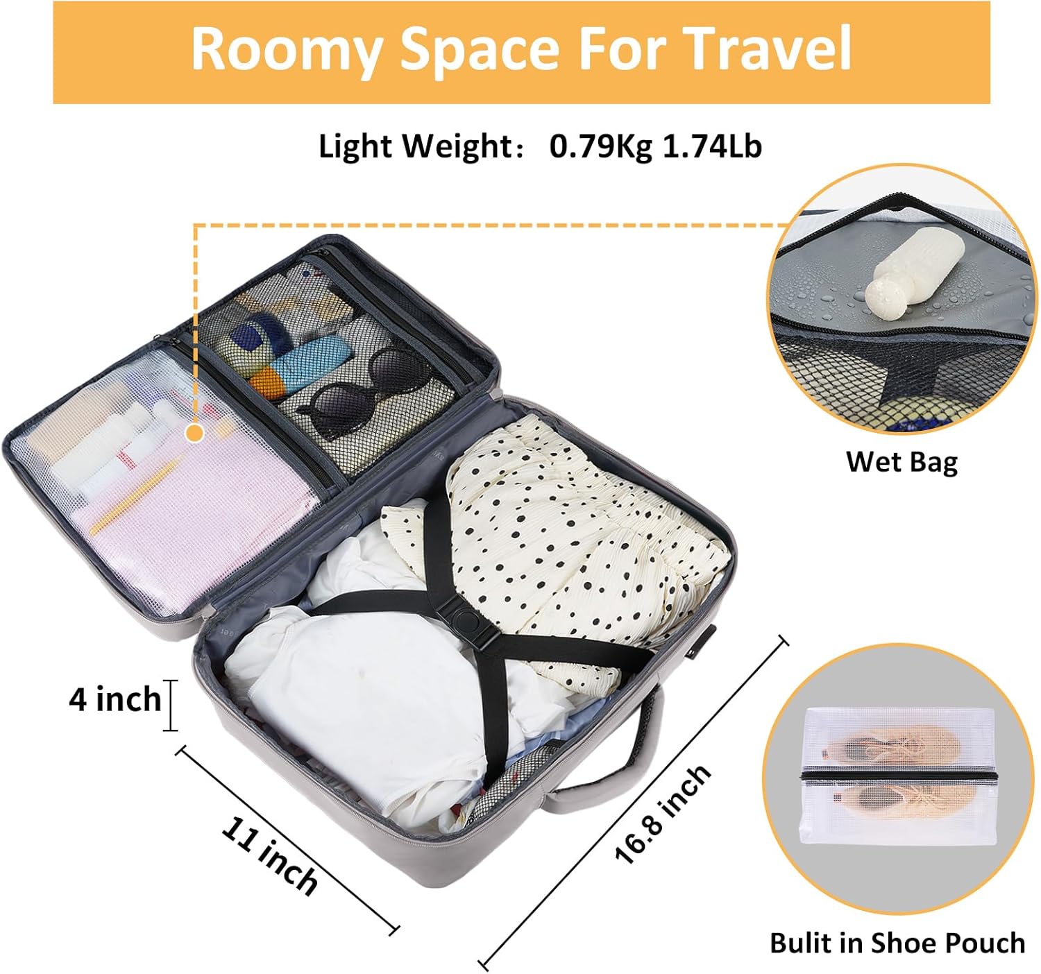 Taygeer Laptop Backpack Purse for Women, Backpack for College Essentials with 15.6inch Laptop Compartment, Travel Bag Airline Approved CarryOn Work Bag for Nursing Doctor Business Travel, Brown - Image 5