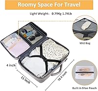 Vista 5 de Taygeer Laptop Backpack Purse for Women, Backpack for College Essentials with 15.6inch Laptop Compartment, Travel Bag Airline Approved CarryOn Work