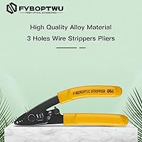 Vista 4 de 1 unid CFS-3 Pelacables de fibra óptica de 3 orificios de puerto herramienta de pelado de fibra óptica con mango de 6