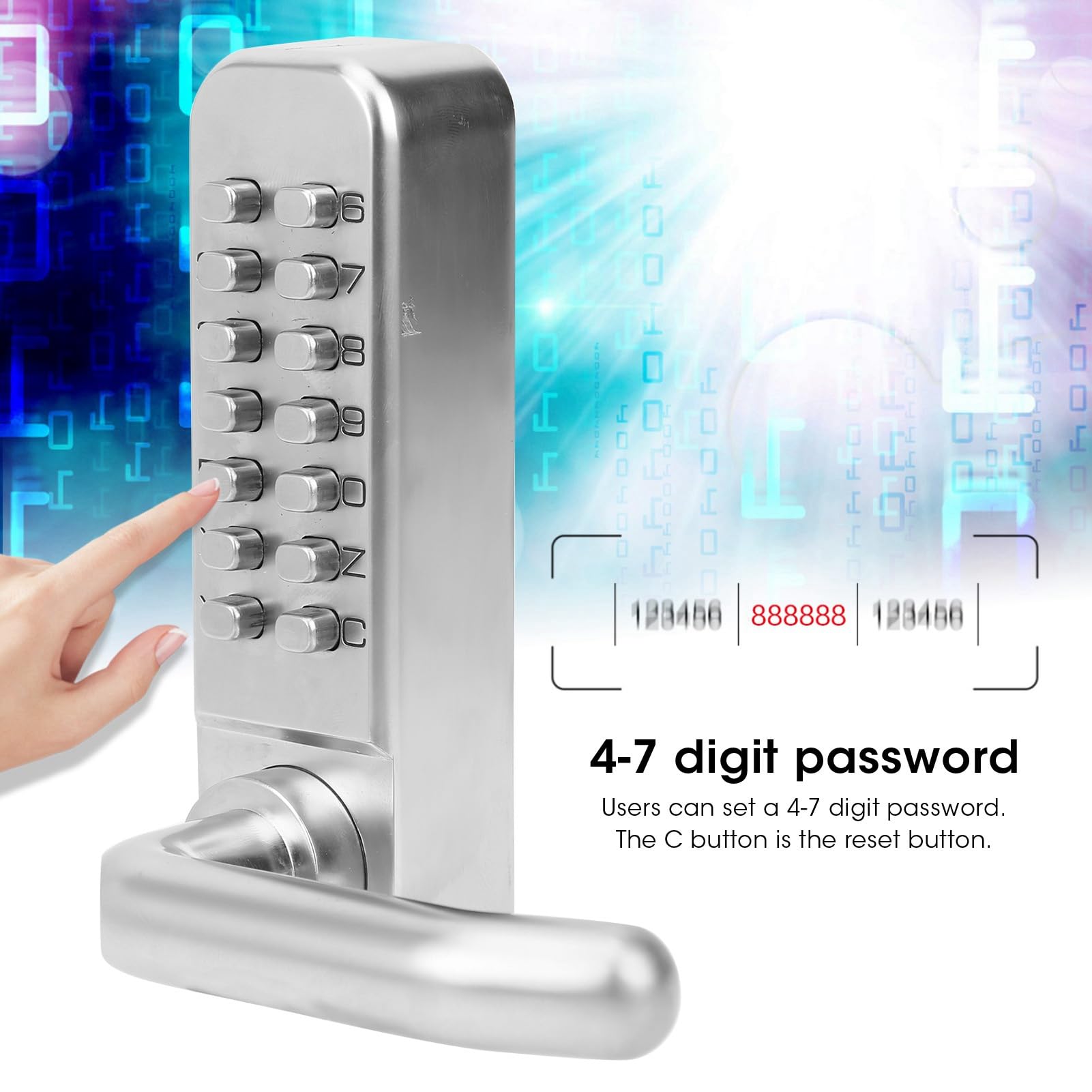Digital Password Robust Mechanical Access System for Homes and