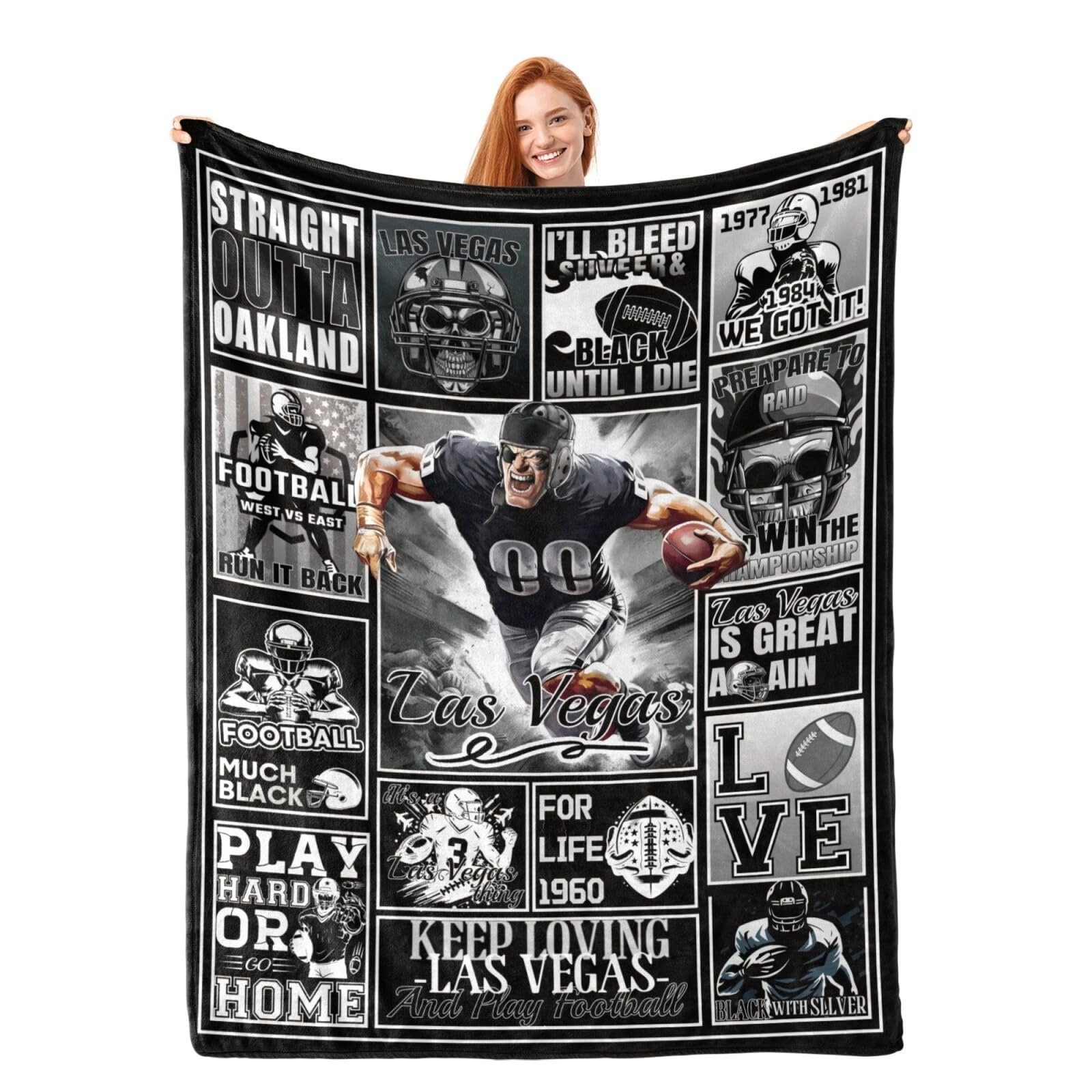 Photo 1 of Generic Football Blanket 60"x50"