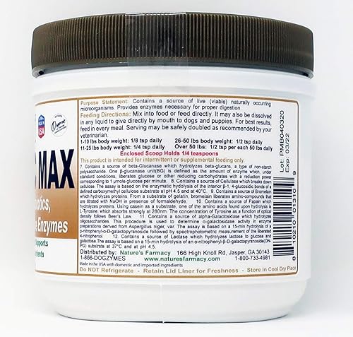 Miniatura 3 de Dogzymes Probiotic Max para mascotas, 8 onzas
