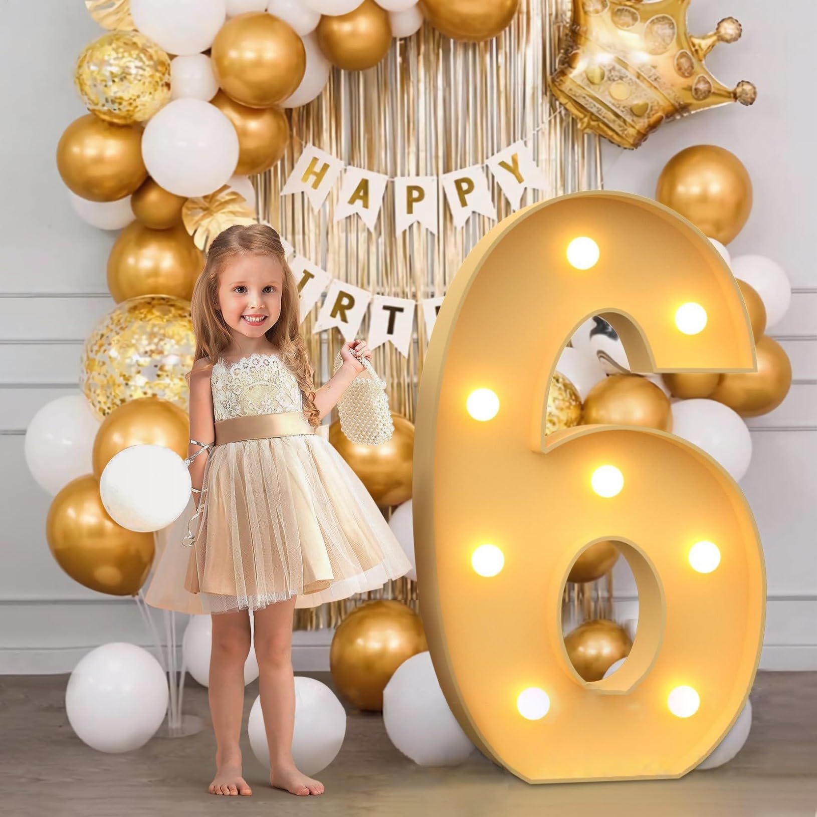 Chiffres lumineux anniversaire 100 cm pour décorer votre salle
