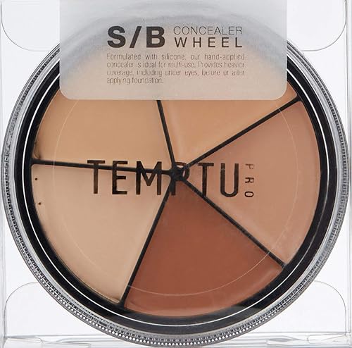 Miniatura 9 de TEMPTU Rueda neutralizadora SB - Incluye 5 tonos correctores de color para perfeccionar e igualar todos los tipos de piel y tonos Multiuso se puede