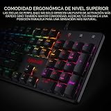 Redragon Teclado mecánico para juegos K589 Shrapnel RGB de perfil bajo, teclado mecánico anti-fantasma de 104 teclas con interruptores rojos lineales y silenciosos, accionamiento rápido con menos desplazamiento y teclas suaves