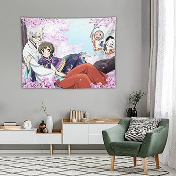 Amazon.co.jp: タペストリー 神様はじめました 桃園奈々生 巴衛