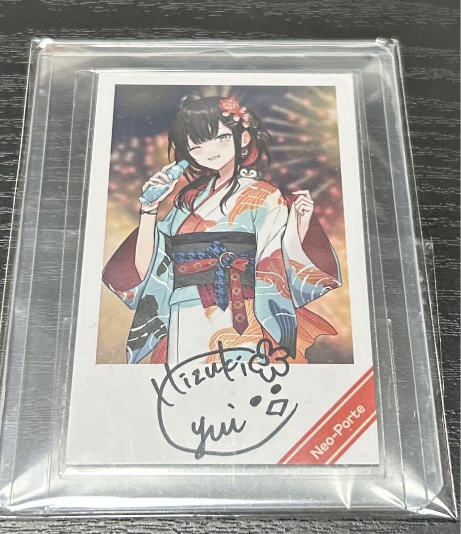緋月ゆい 直筆サイン入りチェキ風カード