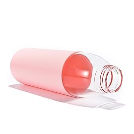 veegoal 18 Oz Borosilicate Glass Water Bottles with Bamboo Lid, BPA-FREE, Non-Slip Silicone Sleeve, and Stainless Steel Leak Proof Lid - Reusable Glass Bottle for Men and Women