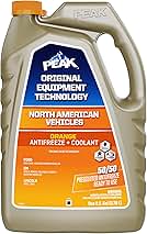 PEAK OET Extended Life Orange 50/50 Prediluted Antifreeze/Coolant for North American Vehicles, 1 Gal.