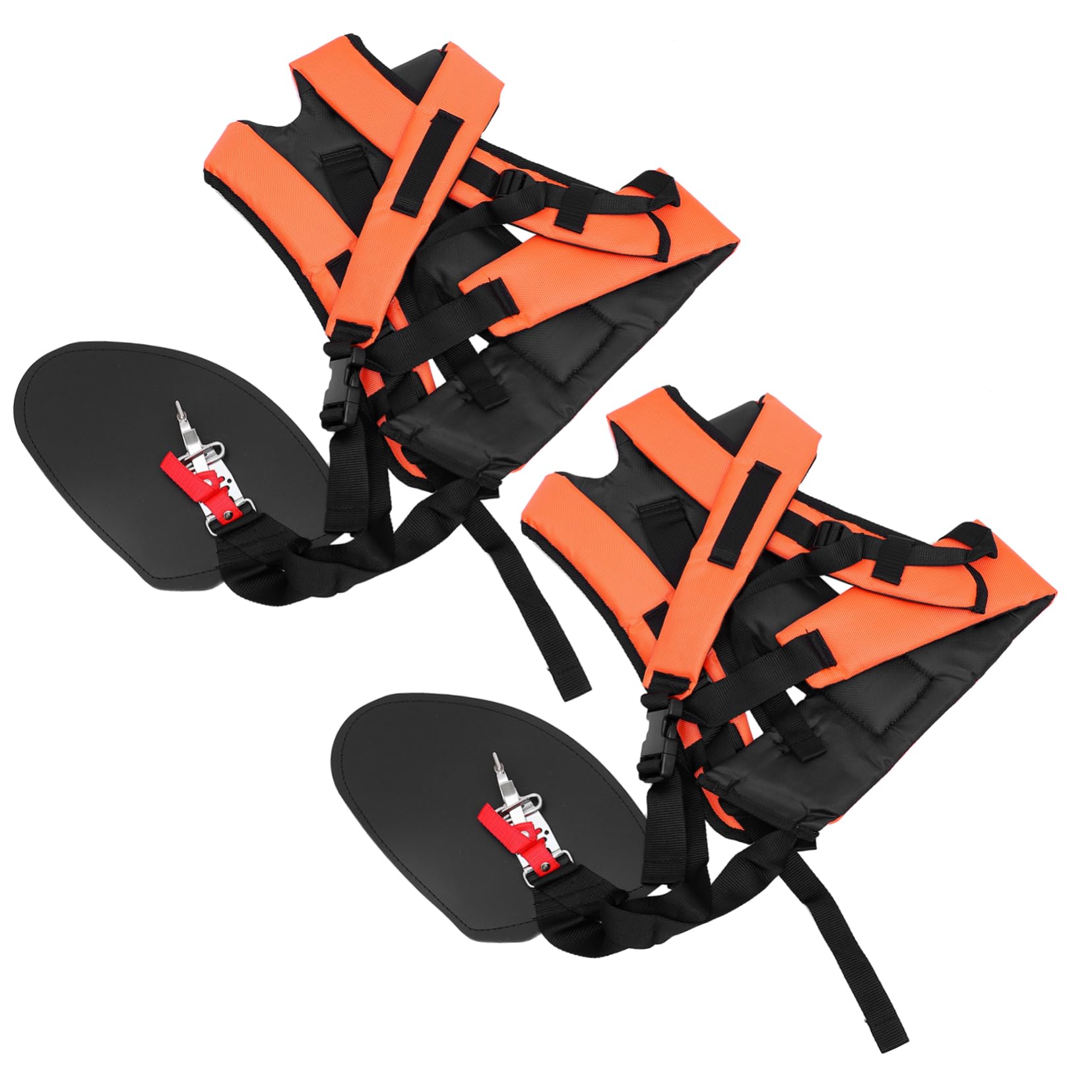 Toyvian Imbracatura Decespugliatore Doppia Tracolla per Tagliaerba Professionale Imbottitura Morbida, Distribuzione Equilibrata, 2 Pezzi per Uso Confortevole