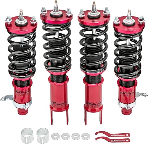 maXpeedingrods Coilover ajustable para Honda Civic 1989-2000 CRX 1989-1991 Delsol 1993-1997 para Acura Integra 1994-2001, amortiguador de resorte