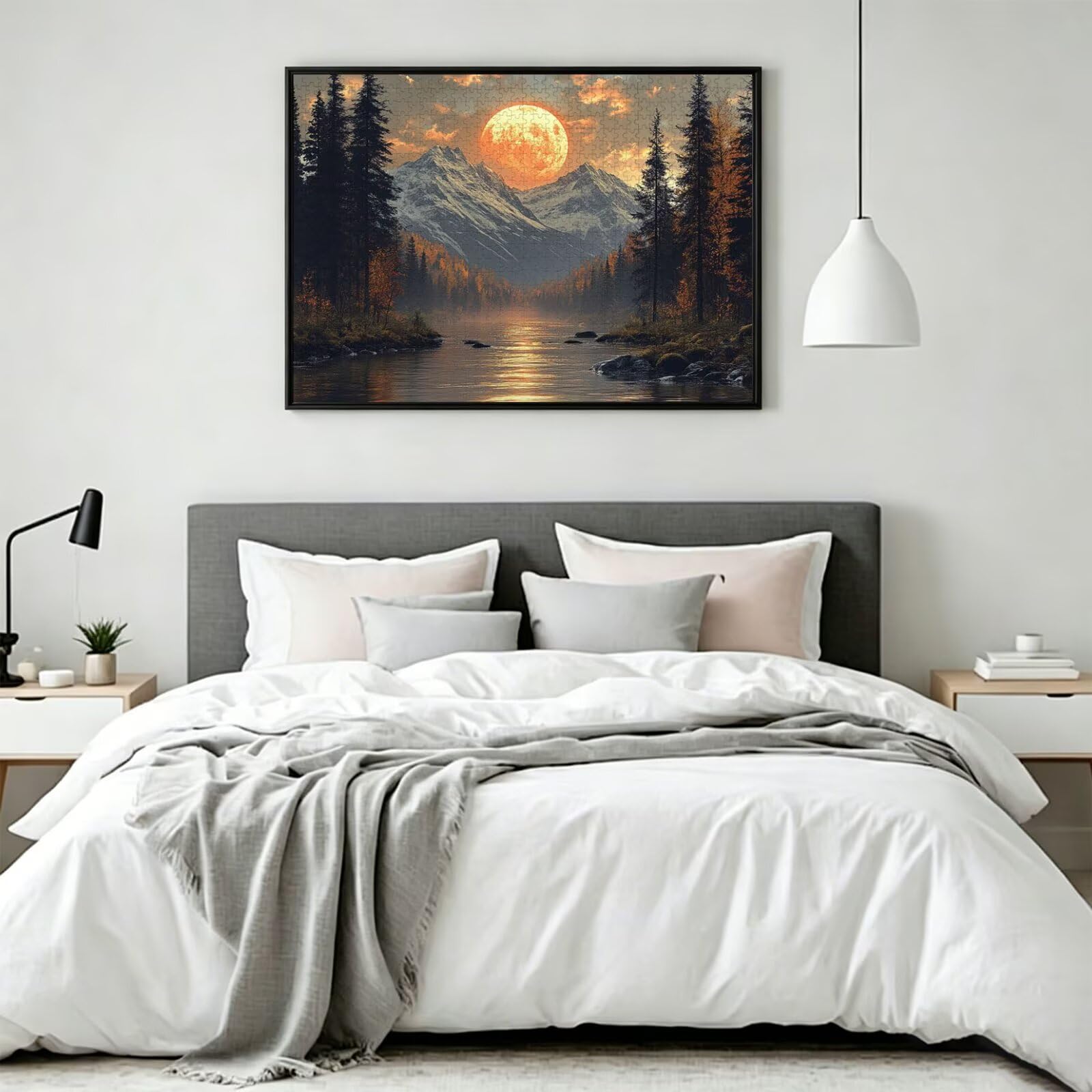 Puzzle 4000 Pieces Coucher de Soleil Puzzle 3D, Classique Puzzles, n-467