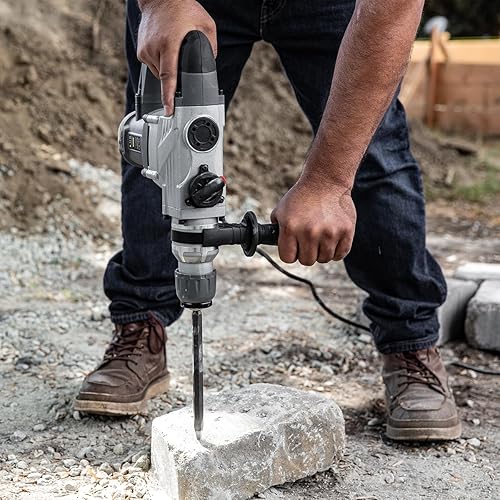 Miniatura 2 de XtremepowerUS 1180W SDS-Plus - Martillo astillador de demolición rotativo eléctrico de 1-1/4 pulgadas, combinación de martillo rotativo de 1-1/4