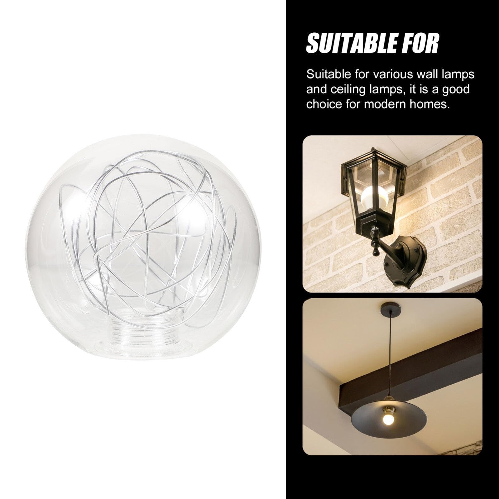 Paralume Di Ricambio In Plastica Bianca 40 Mm, Coprilampada Piatto Per Lampada Da Tavolo, Moderno E Pratico Per Casa E Ufficio