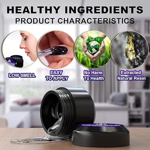 Miniatura 2 de Nail Art - Gel de pegamento de diamantes de imitación de 0.3 fl oz x 2 pulgadas (necesita curado con luz LED), con lápices cosméticos, gemas