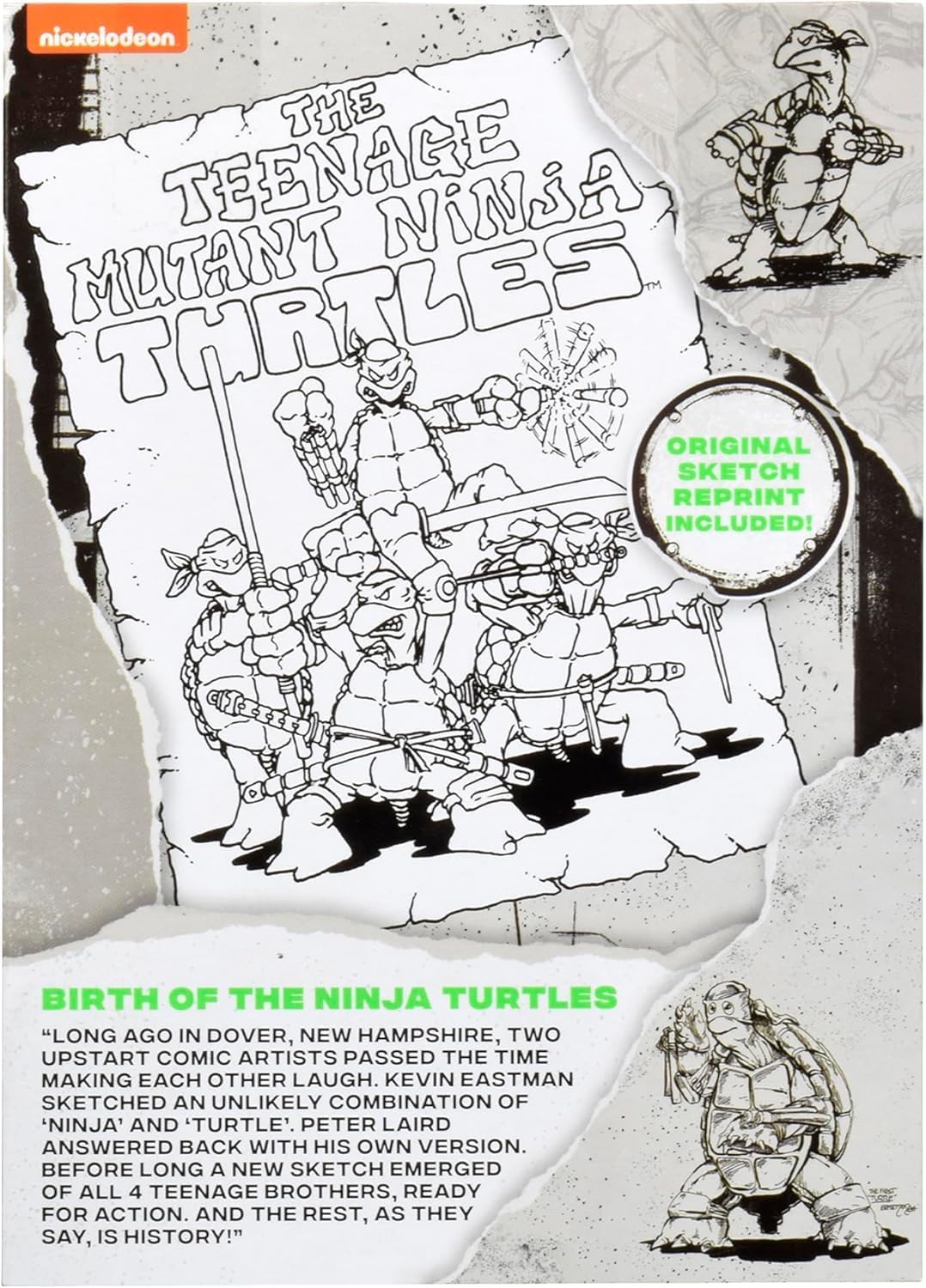 TMNT Classic Sketch Turtle FIG Raphael