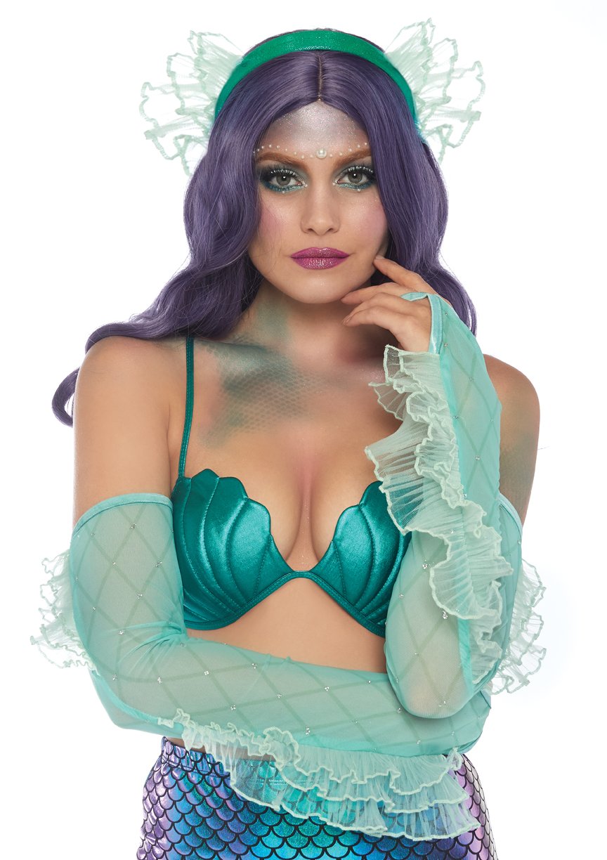 LEG AVENUE Ladies 2 Piece Mermaid Costume Set