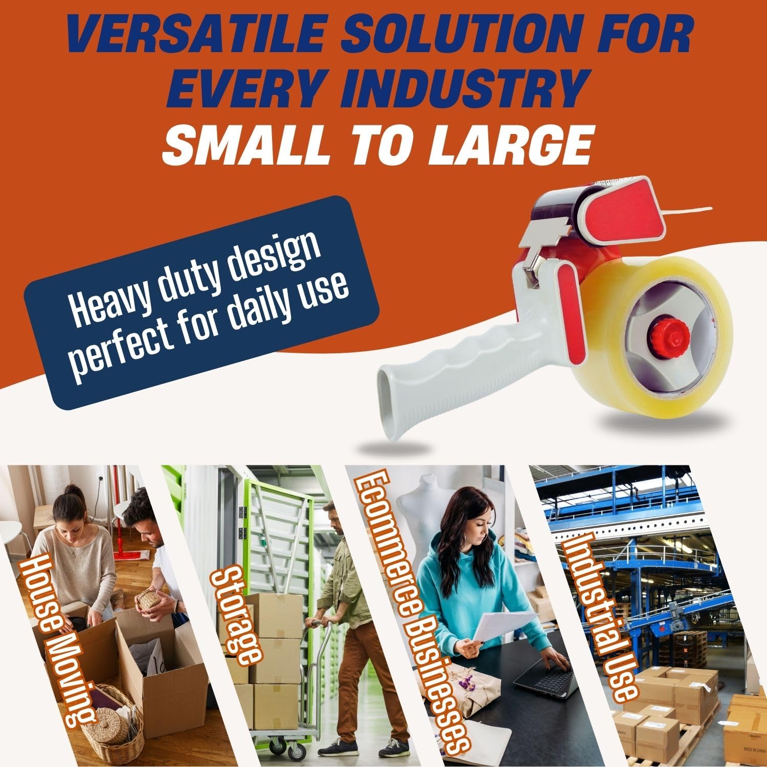 Packing Tape with Handheld Dispenser - Image 3