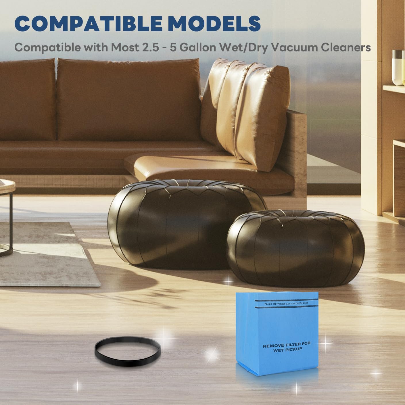 Amazon.com - Wet Dry Vacuum Filter Bags for Stinger 2.5 to 5