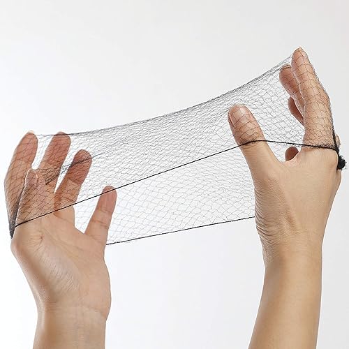KEILEOHO 200 redes para el cabello para servicio de alimentos, invisibles y transpirables, con cabezal de moño, gorra de nailon resistente y