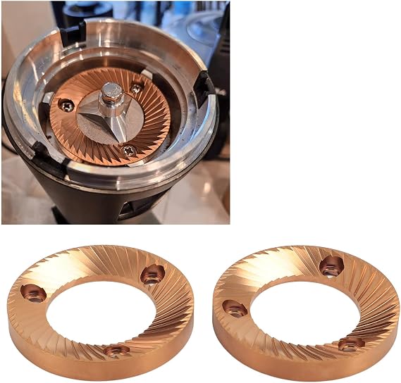 Coffee Grinder Flat Burr Replacement, 64mm, 2-Pack, Compatible with DF64, DF64P, DF64E, DF64V, E5P, E6P, E37J