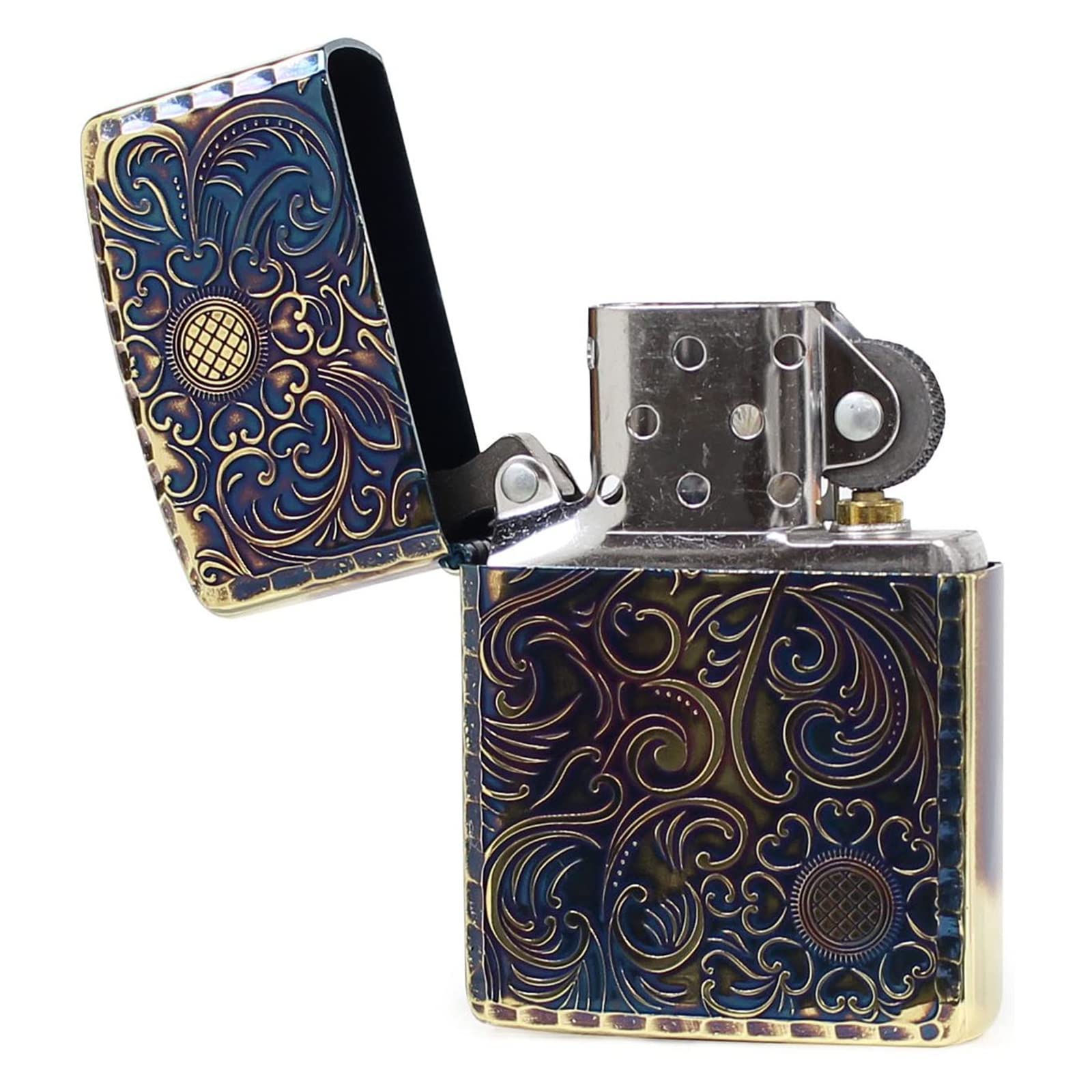 ZIPPO アーマー ジッポー ライター アンティークフローラル ブラスイブシ Amazon.co.jp: ZIPPO(ジッポー) ライター アーマー アンティーク