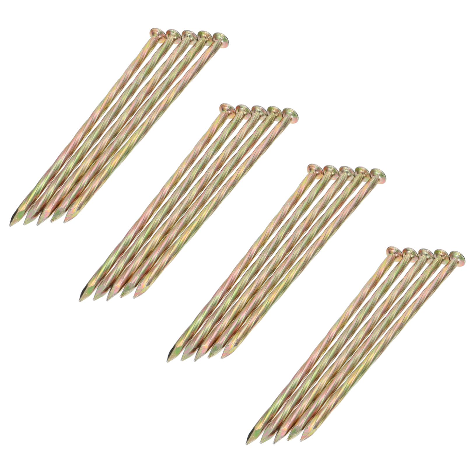 Piquets spirale pour bordure de jardin clous d'ancrage toile paillage
