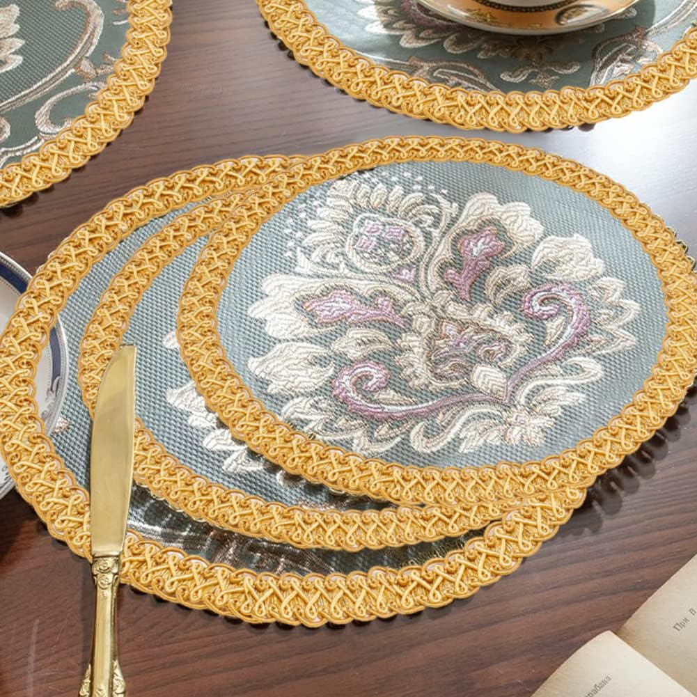 PH PandaHall 12m/13 Yards Golden Gimp Braid Trim, 15mm/0.6 inch Decorative Woven Braid Trim Sewing Centipede Lace Ribbon Polyester Upholstery Trim for Home Decor Slipcover Dress Making