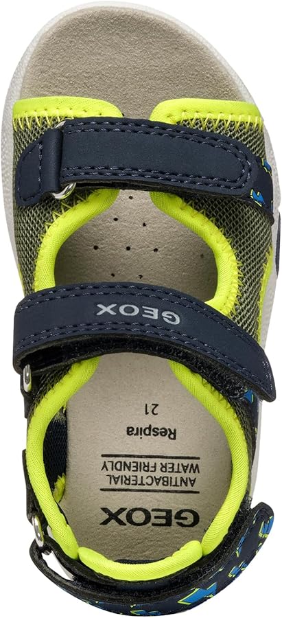 Sandales Geox B Sandal Multy Boy A Pour Bébé Garçon - Taille 22 EU, Couleur Pistache/bleu Marine
