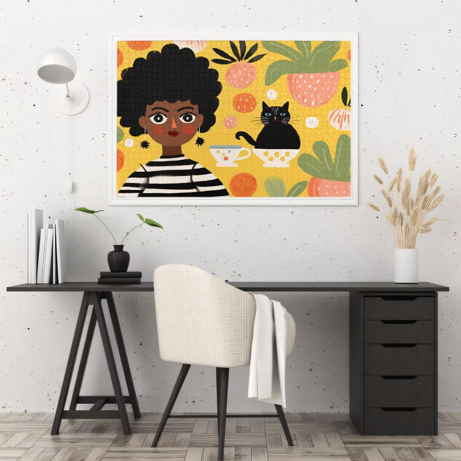 5000 sztuk puzzli dla dorosłych, kreatywne niemożliwe puzzle dla dorosłych początkujących, duża drewniana układanka z pudełkiem do przechowywania, prezenty dla kobiet mężczyzn, wystrój domu, motyw