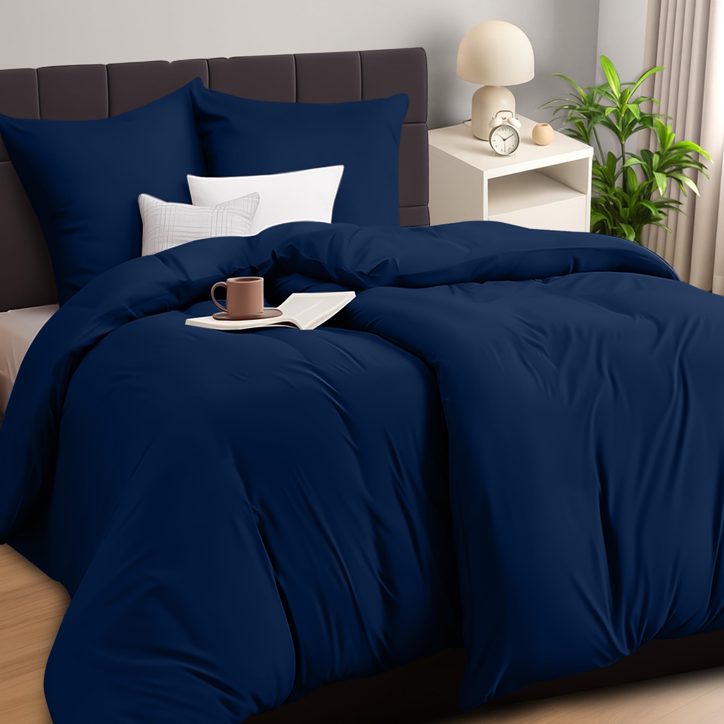 Utopia Bedding Bettwäsche - Mikrofaser Bettbezug + Kissenbezüge
