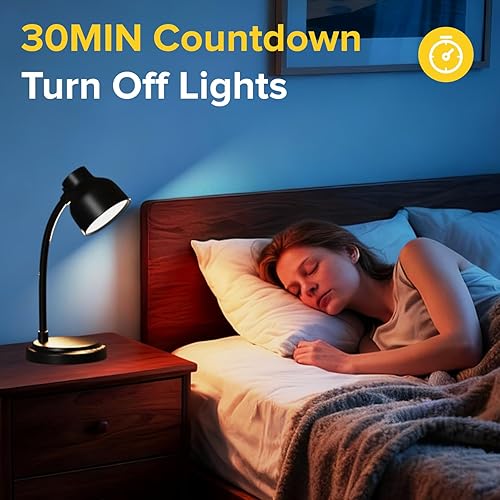 Miniatura 4 de LED Desk Lamp With 96 LEDs,High lumens Table lamp,Desk Lamp for Office Home,4 Brightness Dimmable Flexible Table Lamp,Reading Light with a Timer