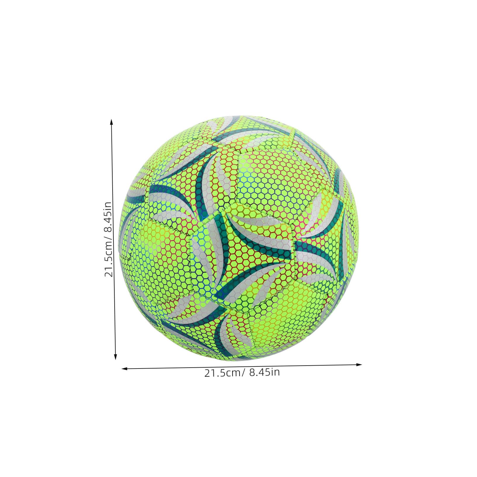 Pallone da Calcio Illuminato per Allenamento e Gioco Resistente e Durevole Si Accende al Buio Adatto Ragazzo Ragazza Ragazza e Adulti per Calcio e Sport Notturni