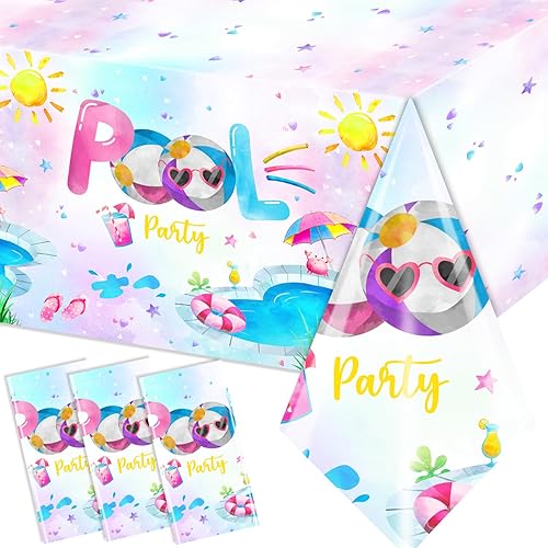 Miniatura 2 de Lenyunge Decoraciones para baby shower, mantel floral de calabaza, 3 piezas, plástico impermeable, con texto en inglés "A Little Pumpkin is On The