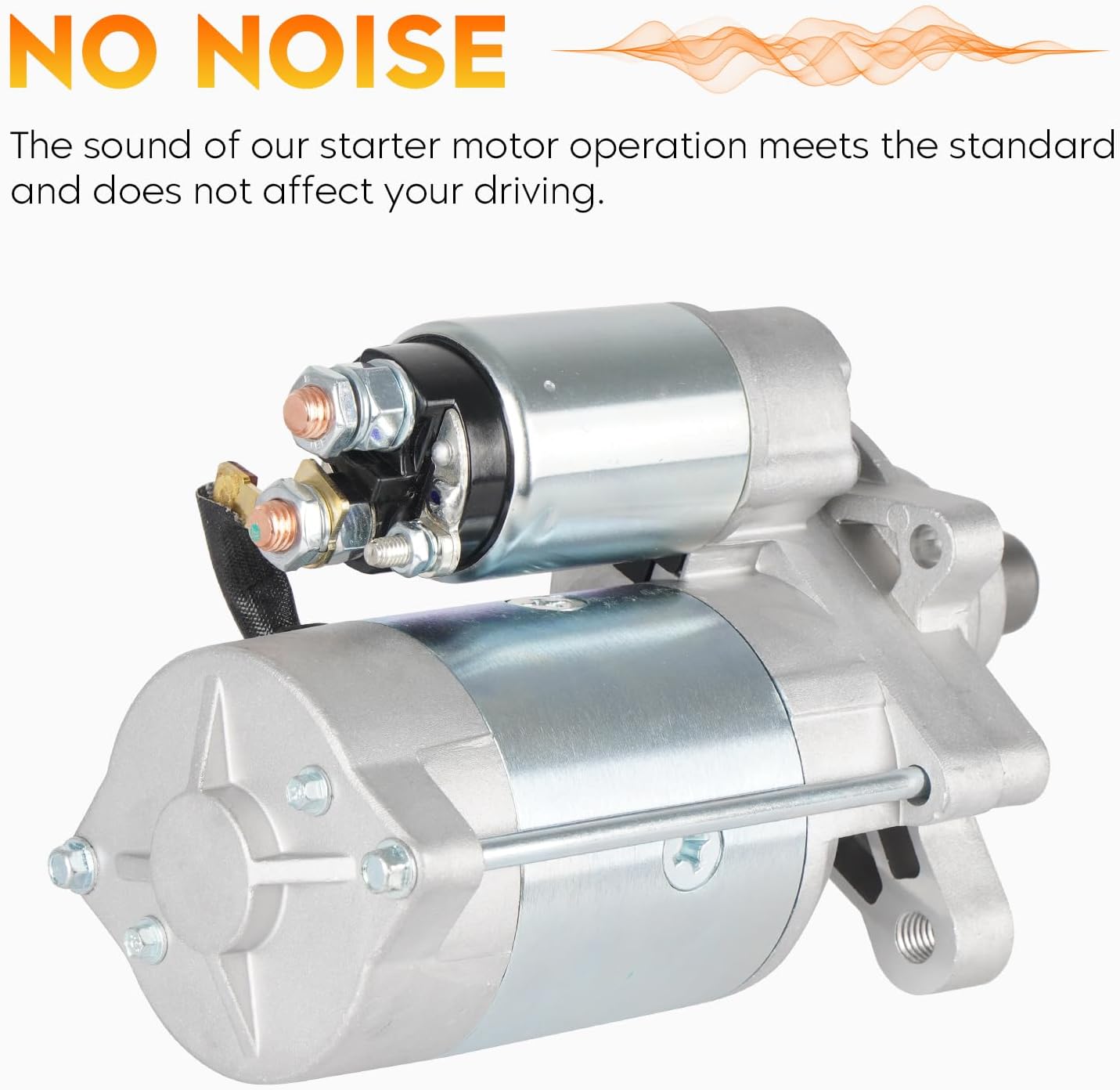 Starter for 2003-2007 6.0L V8 Ford F250 F350 Super Duty, for 2003-2005 6.0L Excursion, for 2004-2005 6.0L E350 Club Wagon, for 2004-2010 6.0L E350 Super Duty, LCF 2006-2010, 6670 410-14050