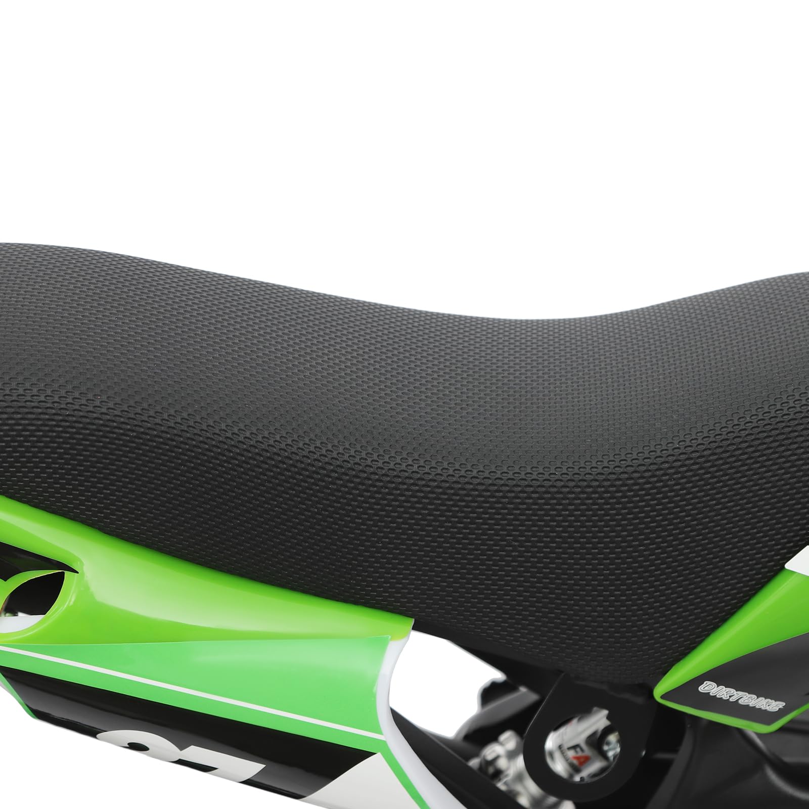 Bicicleta de cross para niños, 2 tiempos, 49 ccm, motor de 10 pulgadas, moto de bolsillo, Dirt Bike, motocross, pocketbike (verde)