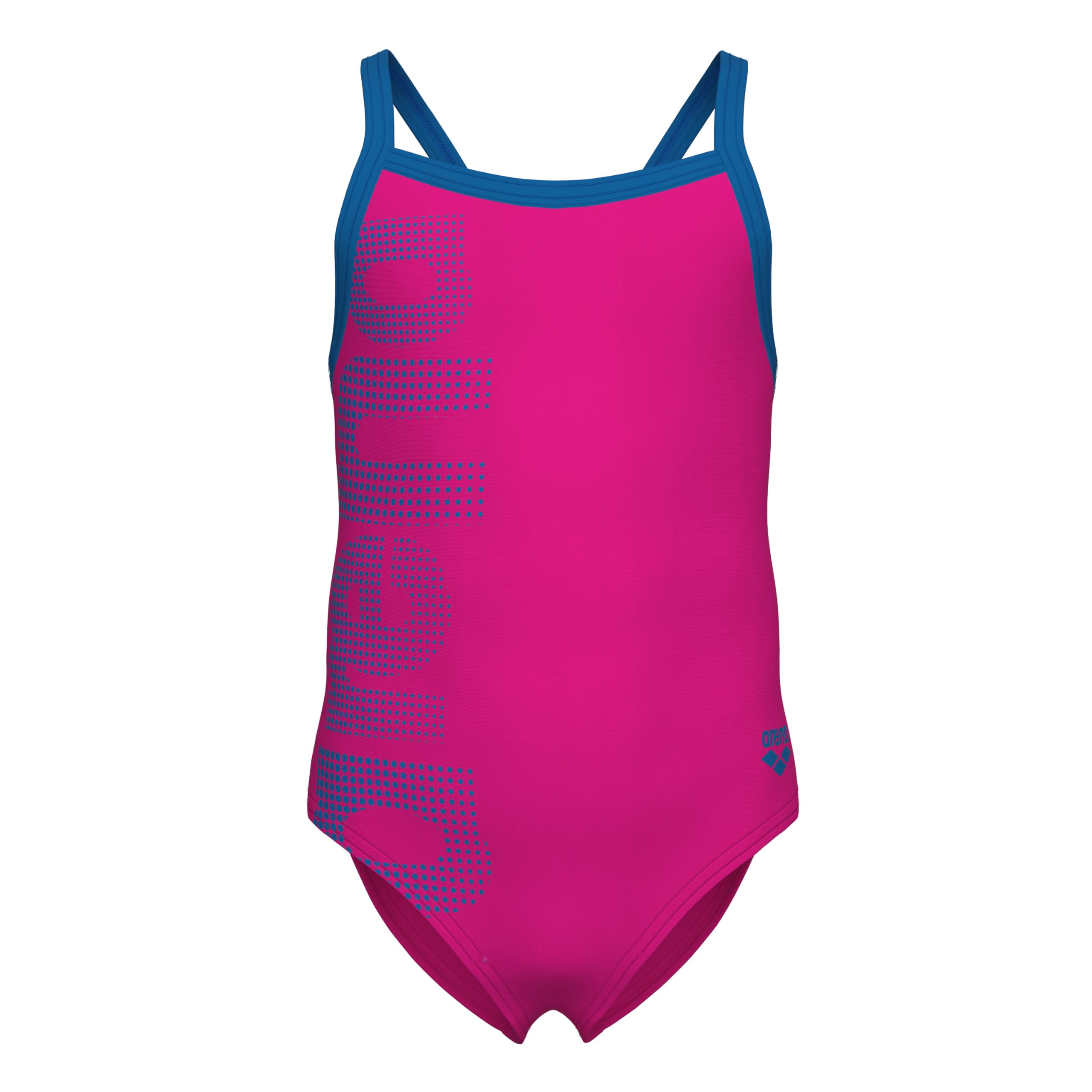 Arena Arena Girls' Logo Infant Toddler And Kids Athletic One Piece Sleeveless Swimsuit Costume Intero Bambine e Ragazze (Pacco da 1)