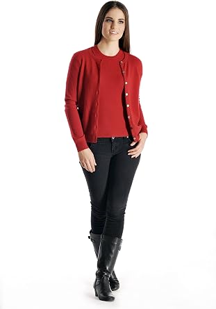 Cashmere Boutique Women's 100% Cashmere Cardigan Twin Set