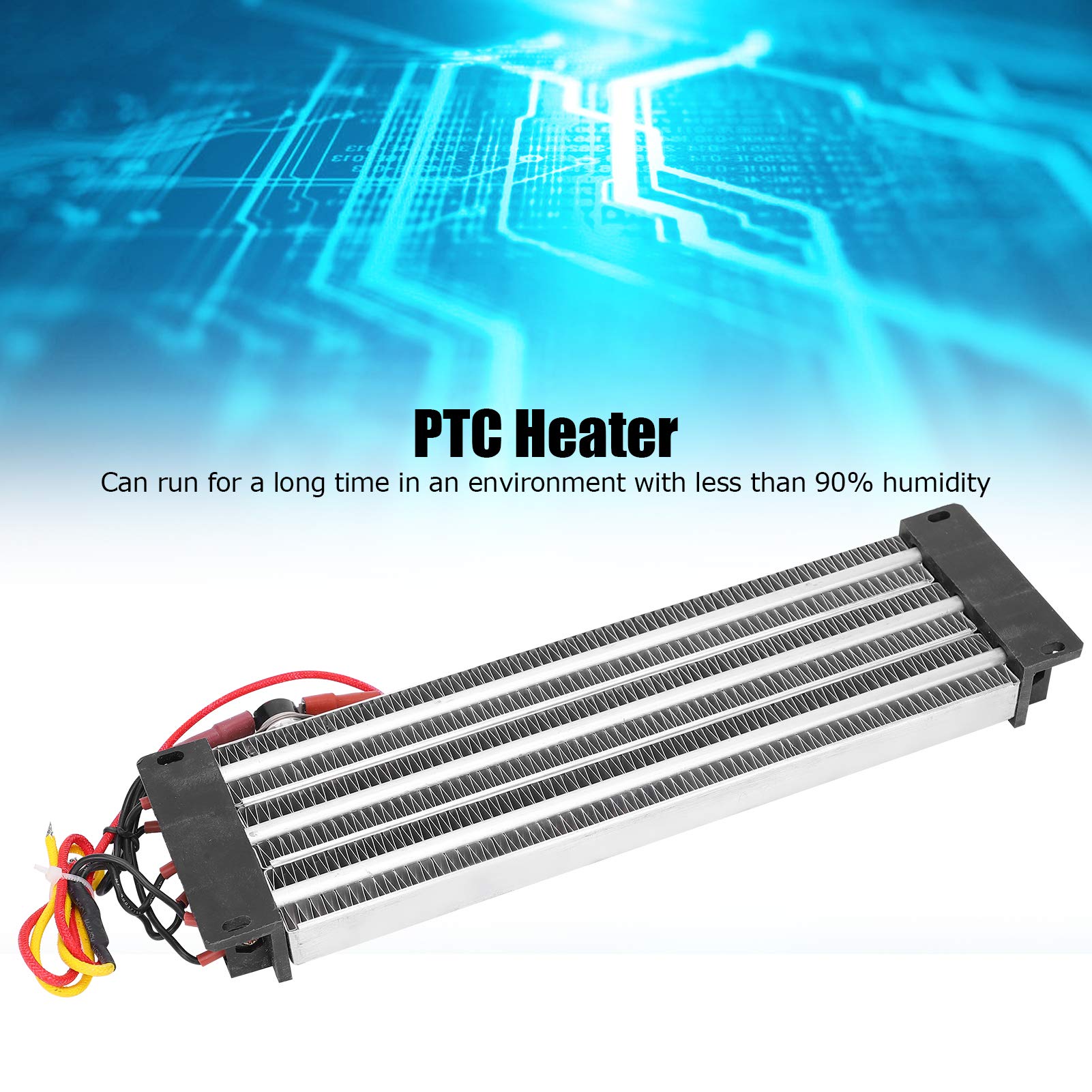 Calentador de aire de cerámica PTC de 2000 W, elemento calefactor eléctrico termostático aislado para ventilador, calentador, humidificador, aire acondicionado y automóvil