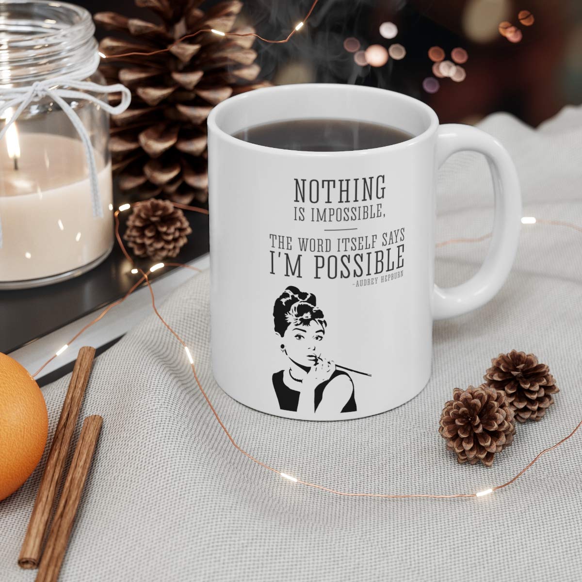 4oz coffee mug Scs Mug Navy X White 110ml Kinto main image 1