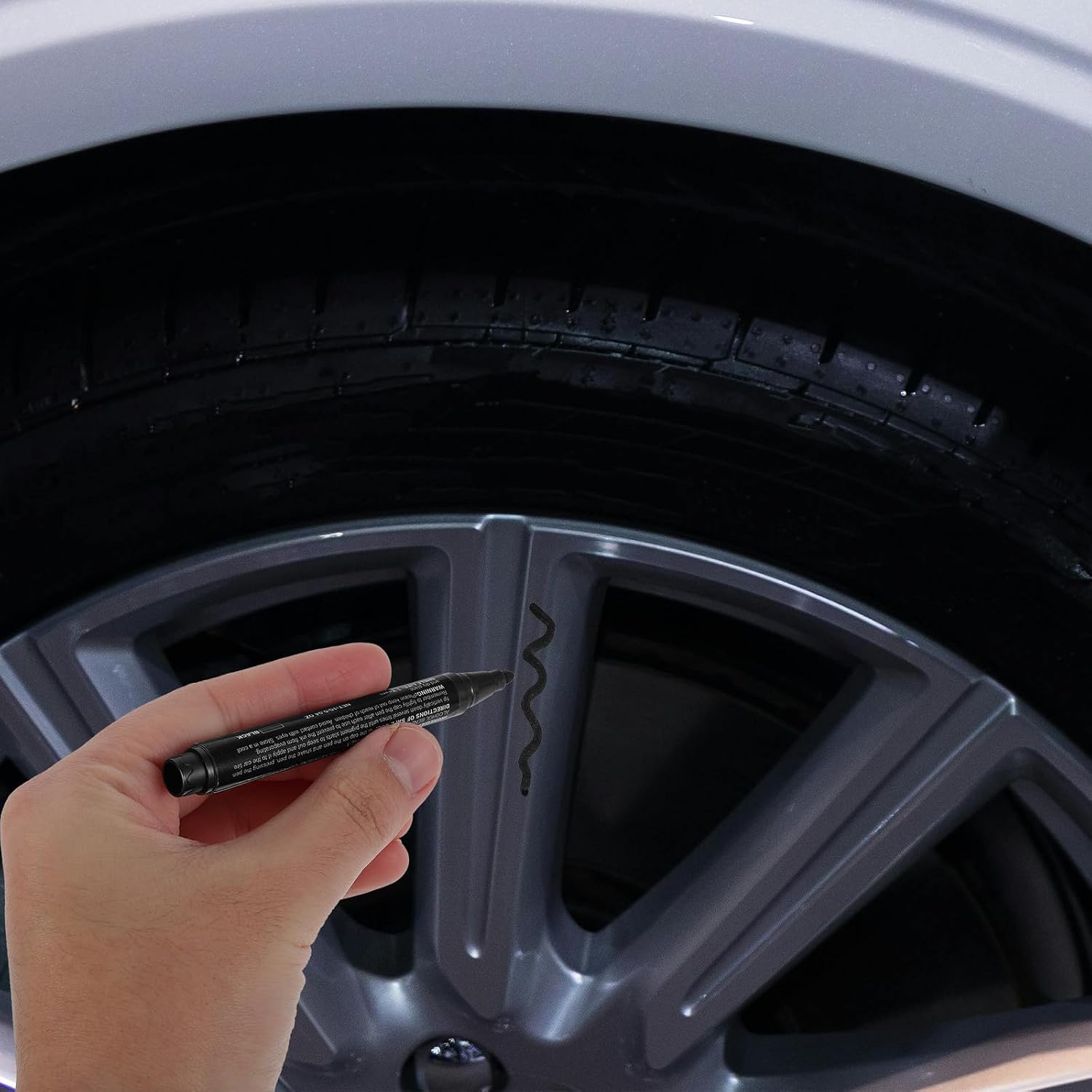 YARNOW Tire Marker Pens Water-based Sturdy Paint Pen Set for Car Tires 3pcs Easy to Use and Creative Drawing and Graffiti